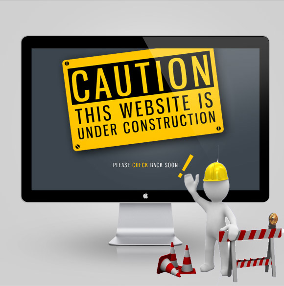 site web sous construction